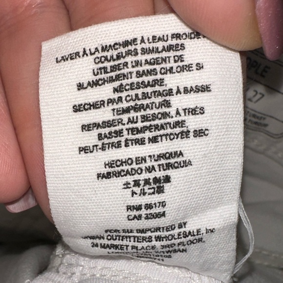 Free People women’s white distressed skinny jeans 27 denim contemporary - Picture 2 of 10